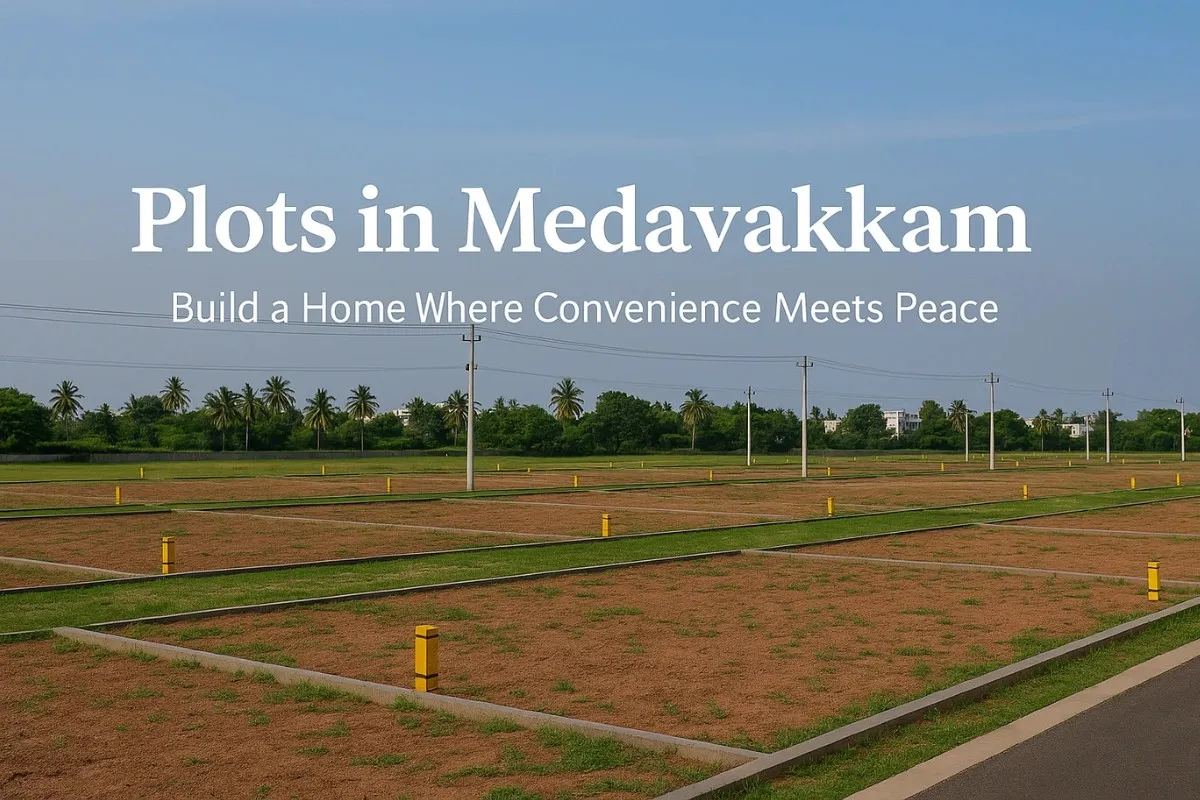 Plots in Medavakkam — Build a Home Where Convenience Meets Peace